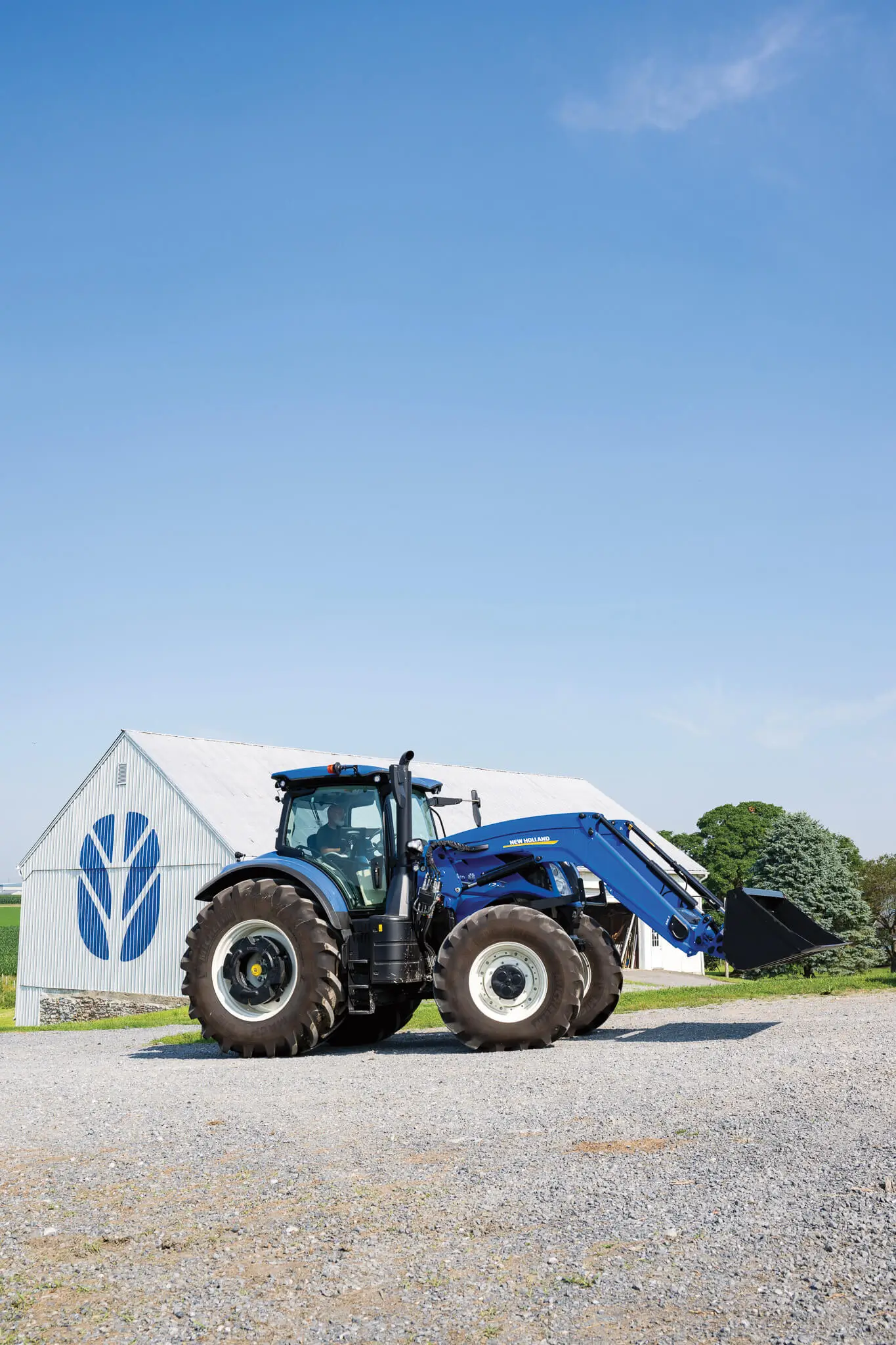 Tractor in Field